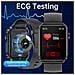 Smartwatch Con Monitoraggio Cardiaco Ecg /chiamate Bluetooth /musica Bluetooth Black - Foto miniatura 4