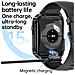 Smartwatch Con Monitoraggio Cardiaco Ecg /chiamate Bluetooth /musica Bluetooth Black - Foto miniatura 5