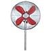 Ventilatore a Piantana VP40CR con 4 Pale 3 Livelli di Velocità Potenza 40 W Colore Rosso - Foto miniatura 2
