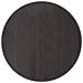 Tappeto Rotondo Marrone Scuro 100 Cm In Bambù - Foto miniatura 2