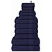 Set Asciugamani 12 Pz Blu Navy 360 Gsm 100% Cotone - Foto miniatura 1