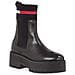 Flatform Chelsea Sock Stivaletti Pelle Scarpe Donna Nero Eu 38, En0en02301 Bds - Foto miniatura 1