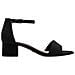 Black Casual Part-open Sandals Sandali Tessile Scarpe Donna Nero Eu 37, 1-28201-42 001 - Foto miniatura 3