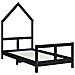 Giroletto per Bambini Nero 80x160 cm in Legno Massello di Pino - Foto miniatura 8