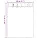 Tende In Voile Con Passanti 2 Pz Bianco 140x175 Cm - Foto miniatura 7