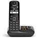 Gigaset As690a Telefono Analogico/dect Identificatore Di Chiamata Nero - Foto miniatura 2