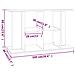 Supporto Acquario 100x40x60 cm Legno Multistrato Grigio Sonoma - Foto miniatura 8