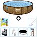 Piscina Fuori Terra - In Giro - 549x122 Cm - Bruin - Include Accessori Coordinati Cb36 - Foto miniatura 1