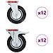 Ruote Girevoli 24 Pz 200 Mm - Foto miniatura 2