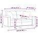 Divano a 2 Posti con Cuscini Beige 120 cm Tessuto Microfibra - Foto miniatura 8