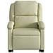Poltrona Alzapersona Reclinabile Elettrica Crema in Vera Pelle - Foto miniatura 9