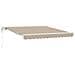 Tenda retrattile automatica  Beige 350x250 cm, Tessuto di ricambio per Tenda  3.5x2.5 m Beige - Foto miniatura 1