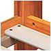 Letto a Soppalco con Tetto Cera 75x190cm Legno Massello di Pino - Foto miniatura 9