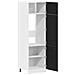 Armadio Frigorifero  in Rovere Nero - 60x57x207 cm - Foto miniatura 5