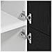 Armadio Frigorifero  in Rovere Nero - 60x57x207 cm - Foto miniatura 9