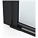 Box Doccia 120 Cm Apertura A Soffietto Nicchia H200 Cm Cristallo 6mm Profilo Nero Opaco Liam - Foto miniatura 2