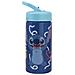 Borracca 410 Ml Stitch Per Bambini Con Manico E Cannuccia Integrata, Blu - Foto miniatura 2