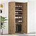 Mobile per scarpe Marrone 80 x 39 x 180 cm Legno multistrato - Foto miniatura 2
