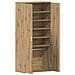 Mobile per scarpe Marrone 80 x 39 x 180 cm Legno multistrato - Foto miniatura 5