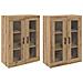 Armadi da Muro 2 pcs rovere artigianale 69.5 x 34 x 90 cm - Foto miniatura 1
