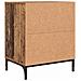Comodino Legno vecchio 49 x 36 x 61 cm Legno multistrato - Foto miniatura 8