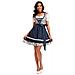 Costume Dirndl Oktoberfest: Abito Bavarese Da Birraia Con Stampa Floreale  L - Foto miniatura 4