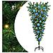 Albero di Natale artificiale preilluminato capovolto con set di palline - Foto miniatura 1