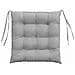 Cuscini per Seduta 2 pcs Grigio Nuvola 40 x 40 x 6 cm Tessuto - Foto miniatura 7