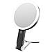 Specchio Led Trucco Nero Con Supporto Tipo C - Ingrandimento 10x, Portatile E Ricaricabile - Foto miniatura 1