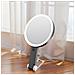 Specchio Led Trucco Nero Con Supporto Tipo C - Ingrandimento 10x, Portatile E Ricaricabile - Foto miniatura 2
