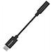 Adattatore Audio Usb-c A Jack 3.5mm 11cm Plug And Play, Nero - Foto miniatura 2