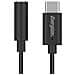 Adattatore Audio Usb-c A Jack 3.5mm 11cm Plug And Play, Nero - Foto miniatura 1