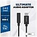 Adattatore Audio Usb-c A Jack 3.5mm 11cm Plug And Play, Nero - Foto miniatura 5
