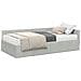 Struttura Letto Angolare con Materasso 2 pcs Grigio chiaro - Foto miniatura 1