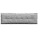 Cuscino per Schiena Grigio Nuvola 180 x 19 x 50 cm Tessuto - Foto miniatura 6