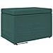 Pouf Verde Scuro 61 x 41 x 40 cm Tessuto e Legno Ingegnerizzato - Foto miniatura 1