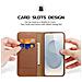 Cover Cartera per Galaxy S25 Edge - Pelle /PU, Marrone - Foto miniatura 2