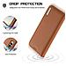 Cover Cartera per Galaxy S25 Edge - Pelle /PU, Marrone - Foto miniatura 4