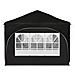 Tenda per feste a pop-up 575 x 288 x 245 cm Nero Tessuto Oxford - Foto miniatura 6