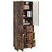 Set di armadi 2 pcs 66 x 34,5 x 90 cm Legno ingegnerizzato - Foto miniatura 2