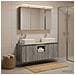 Set di Armadi da Bagno 4 pcs Sonoma grigio 100 x 14,5 x 70 cm - Foto miniatura 4