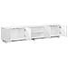 Supporto TV 179.5 x 34.5 x 40 cm Bianco Lucido - Foto miniatura 3
