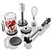 Frullatore ad Immersione Triblade HDP308WH con Recipiente da 0.75 L Potenza 800 Watt Colore Bianco / Silver - Foto miniatura 5
