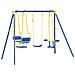 Altalena Da Giardino Per Bambini Con Tre Giochi - Foto miniatura 6