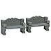 Panchine Di Pietra - Stone Bench Set Da 2 Cod. 74612 - Foto miniatura 1