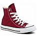All Star Hi Maroon Vinaccio Tela Lacci M9613c 36 - Foto miniatura 11