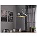 Lampadario In Vetro E Metallo Argentato Ebron - Foto miniatura 2