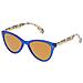 SPL086 Occhiali da Sole, Marrone (Semi Matt TRANSP. Blue), Taglia Unica Donna - Foto miniatura 2