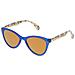 SPL086 Occhiali da Sole, Marrone (Semi Matt TRANSP. Blue), Taglia Unica Donna - Foto miniatura 1