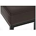 Sgabello Bar Montreal Imbottito In Similpelle I Sgabello Panchetto Design Cucina Bar I Sgabello Bancone Alt. 80 CM Marrone Metallo Nero - Foto miniatura 4